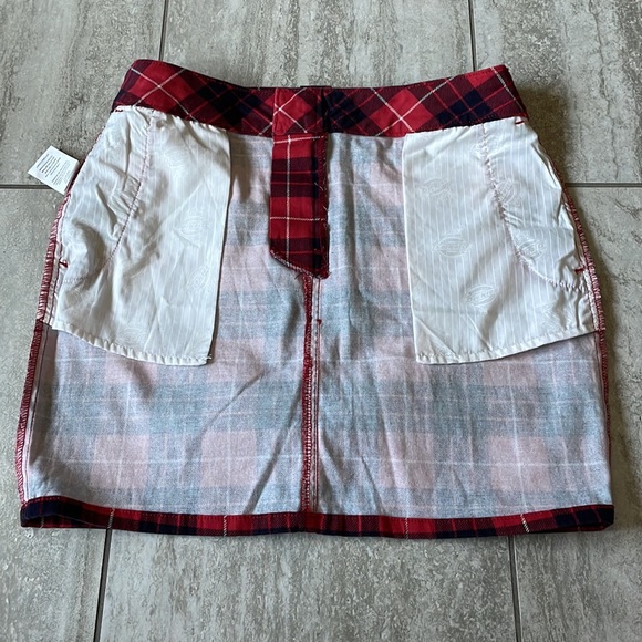 Dickies Juniors skirt size 3,checkered red and black,for women - Picture 5 of 8